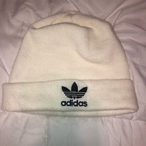 White Adidas hat